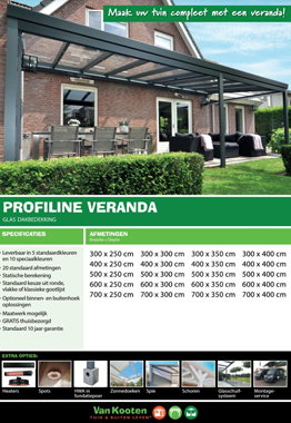 Profiline Veranda glasdak