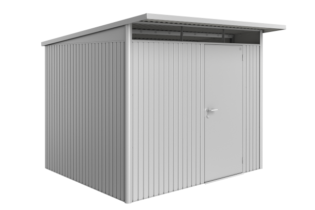 Biohort AvantGarde A6 metalen berging 260x260x220 cm met enkele deur afbeelding
