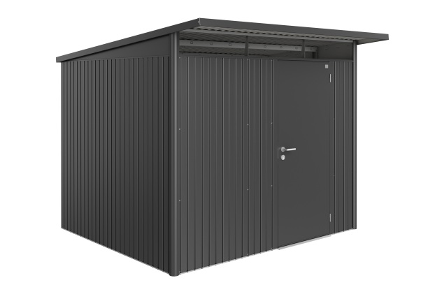 Metalen Berging AvantGarde A6 260x260x220 cm met enkele deur afbeelding