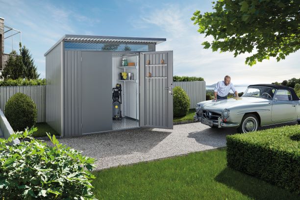 Metalen berging AvantGarde ECO A5 260x180x218 cm met enkele deur afbeelding