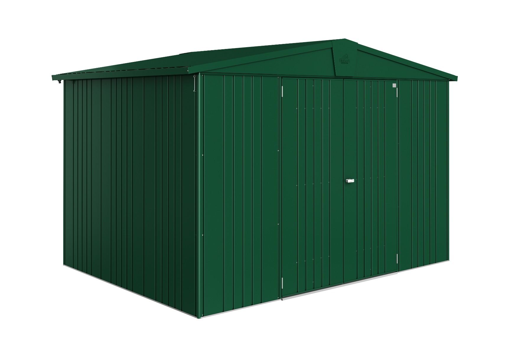 Biohort Europa 5 metalen tuinhuis 316x228x209 cm donkergroen