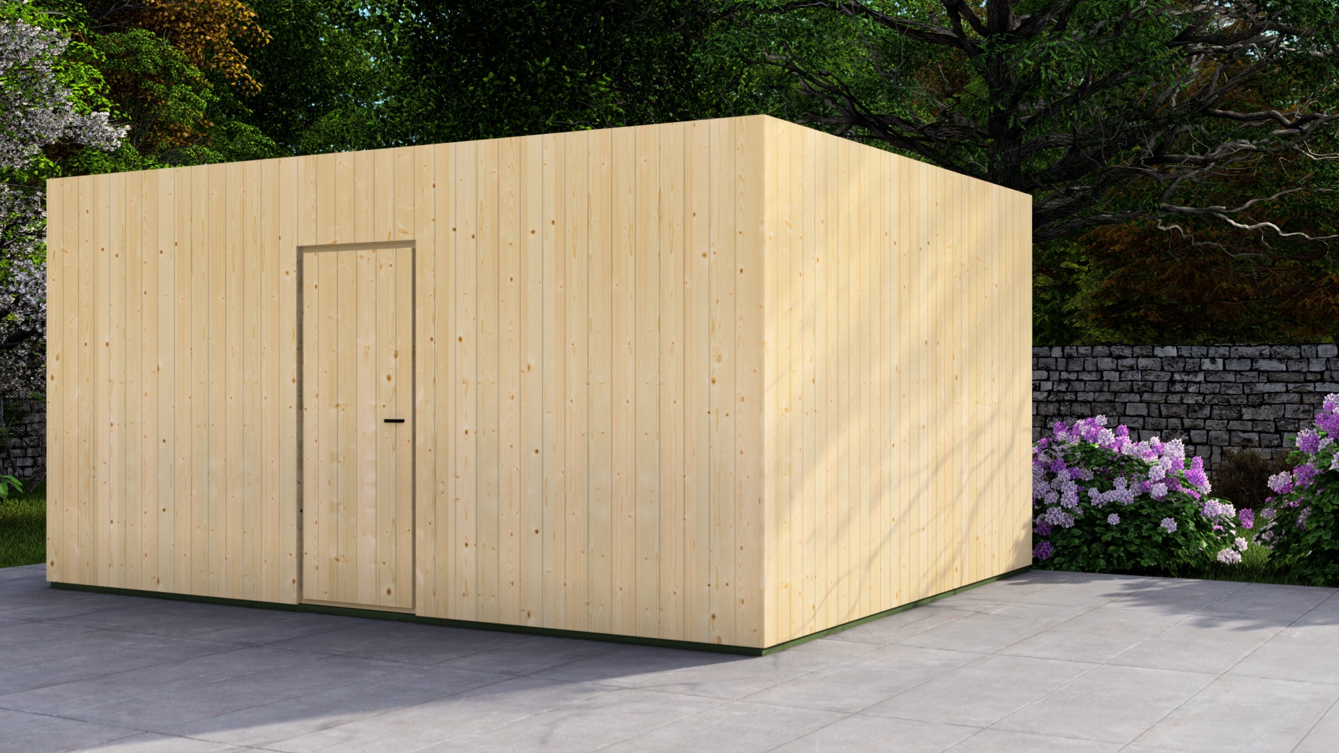 Poolhouse Trendy 500x400 cm - onbehandeld afbeelding