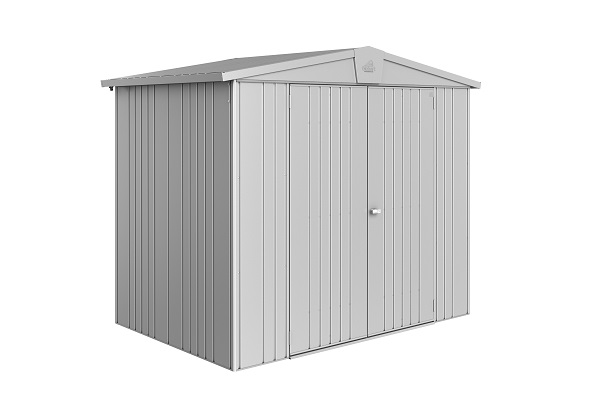 Biohort Europa 3 metalen tuinhuis 244x156x203 cm zilver