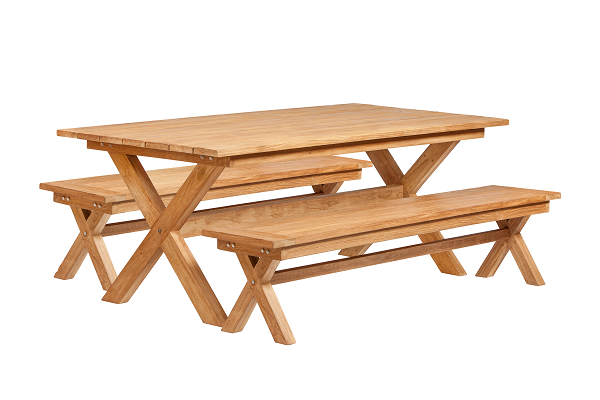 Van Kooten Tuin en Buitenleven Picknickset Luxe Roquefort teak