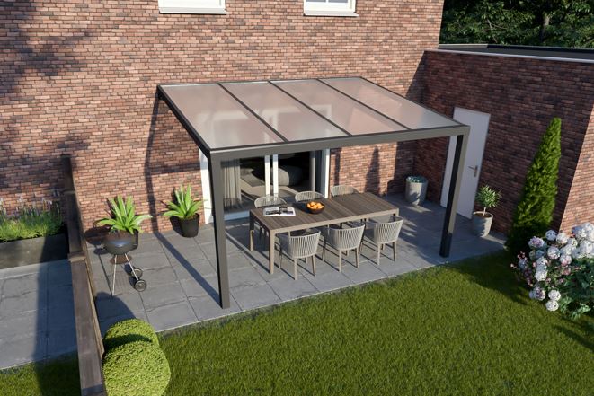 Greenline veranda 400x250 cm - polycarbonaat dak