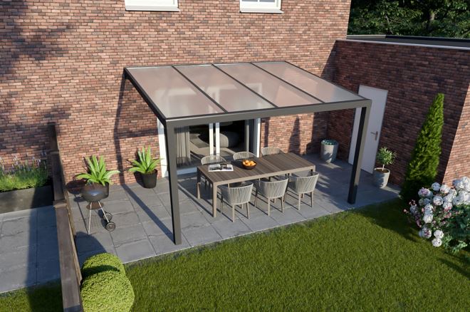 Greenline veranda 400x350 cm - polycarbonaat dak