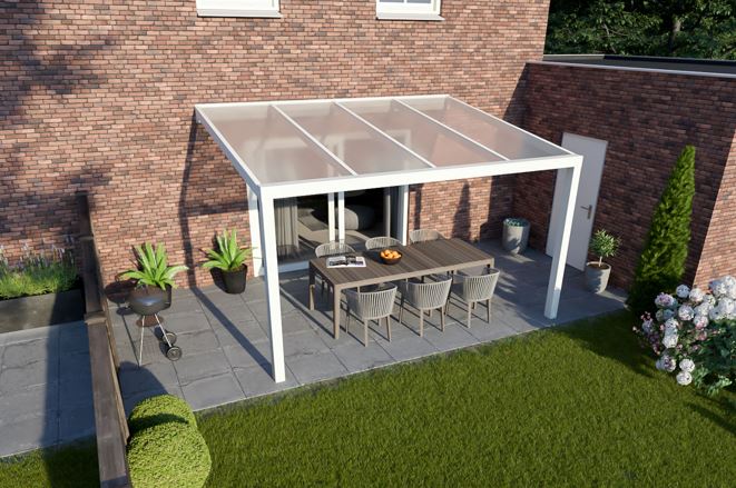 Greenline veranda 400x400cm - polycarbonaat dak