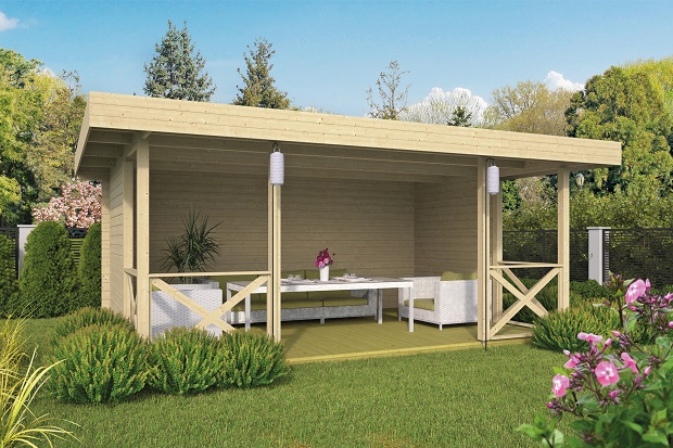 Blokhut prieel Konstantin 500x350 cm afbeelding