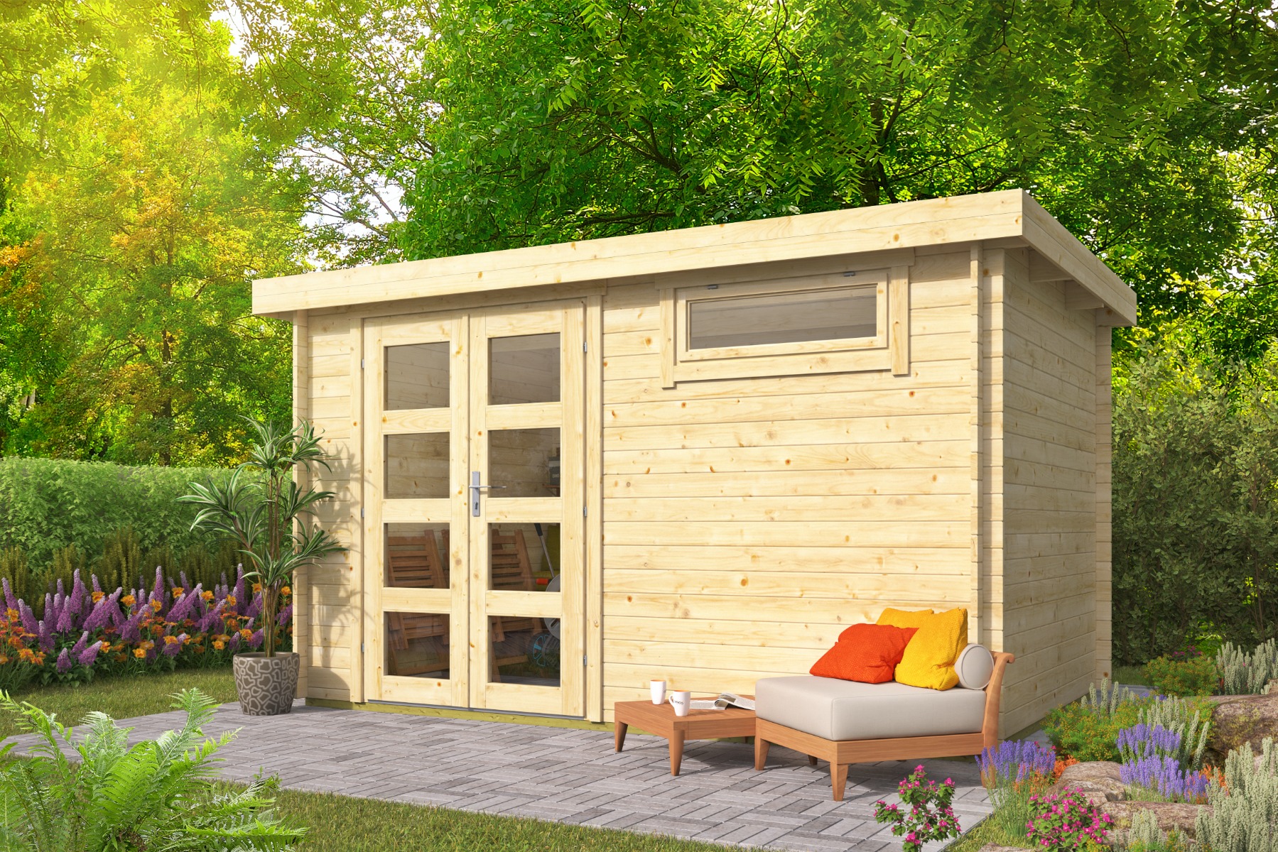 Blokhut Uddel 380x260 cm afbeelding