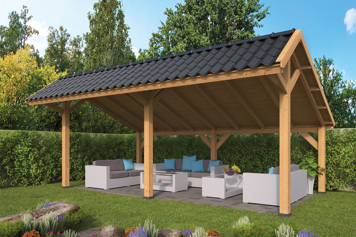 Lariks/Douglas Kapschuur Bergen XL type 1 677x452 cm afbeelding