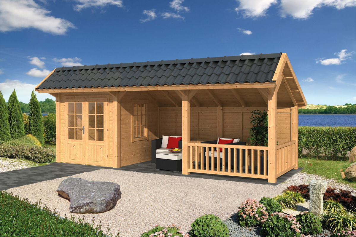 Lariks/Douglas Kapschuur Bergen L type 8 678x306 cm afbeelding