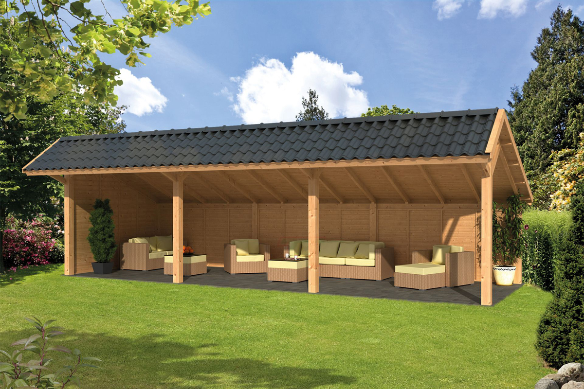 Lariks/Douglas Kapschuur Bergen XL type 6 989x452 cm afbeelding