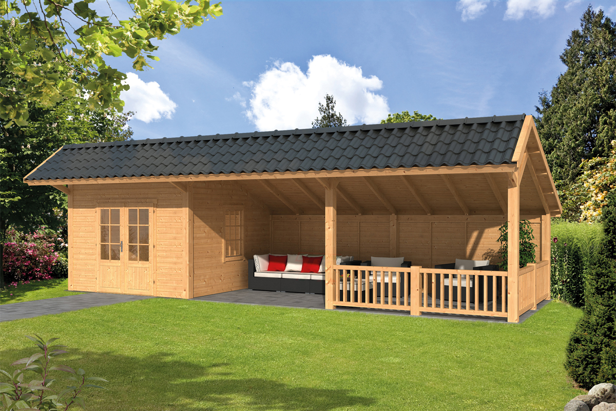 Lariks/Douglas Kapschuur Bergen XL type 8 989x452 cm afbeelding