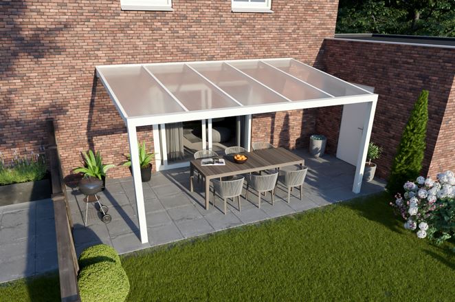 Greenline veranda 500x250 cm - polycarbonaat dak