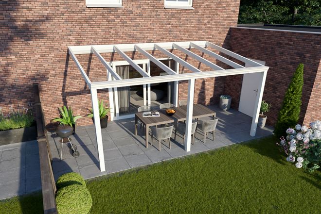 Greenline veranda 500x250 cm - glasdak afbeelding