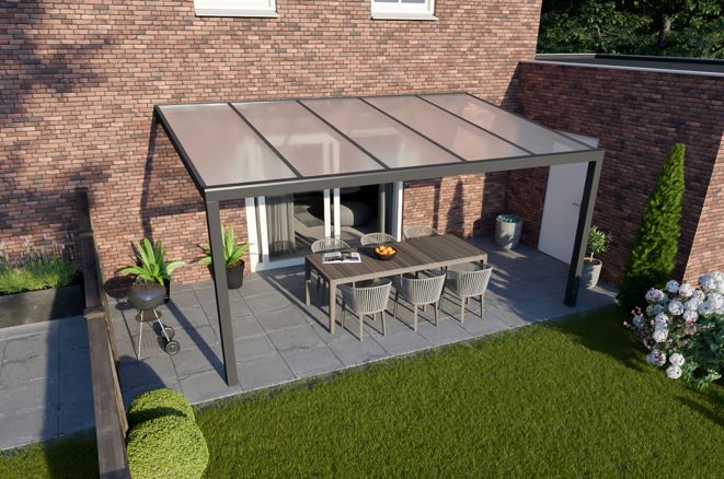 Greenline veranda 500x400cm - polycarbonaat dak