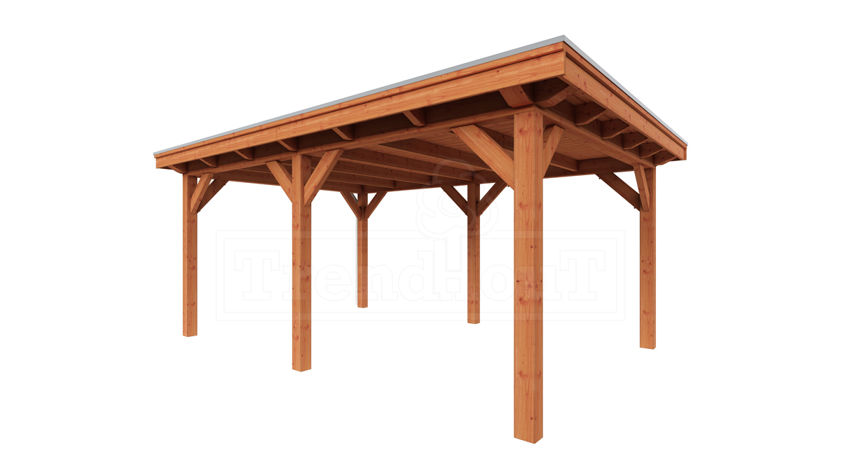 Buitenverblijf Florence 545x425 cm - Plat dak afbeelding