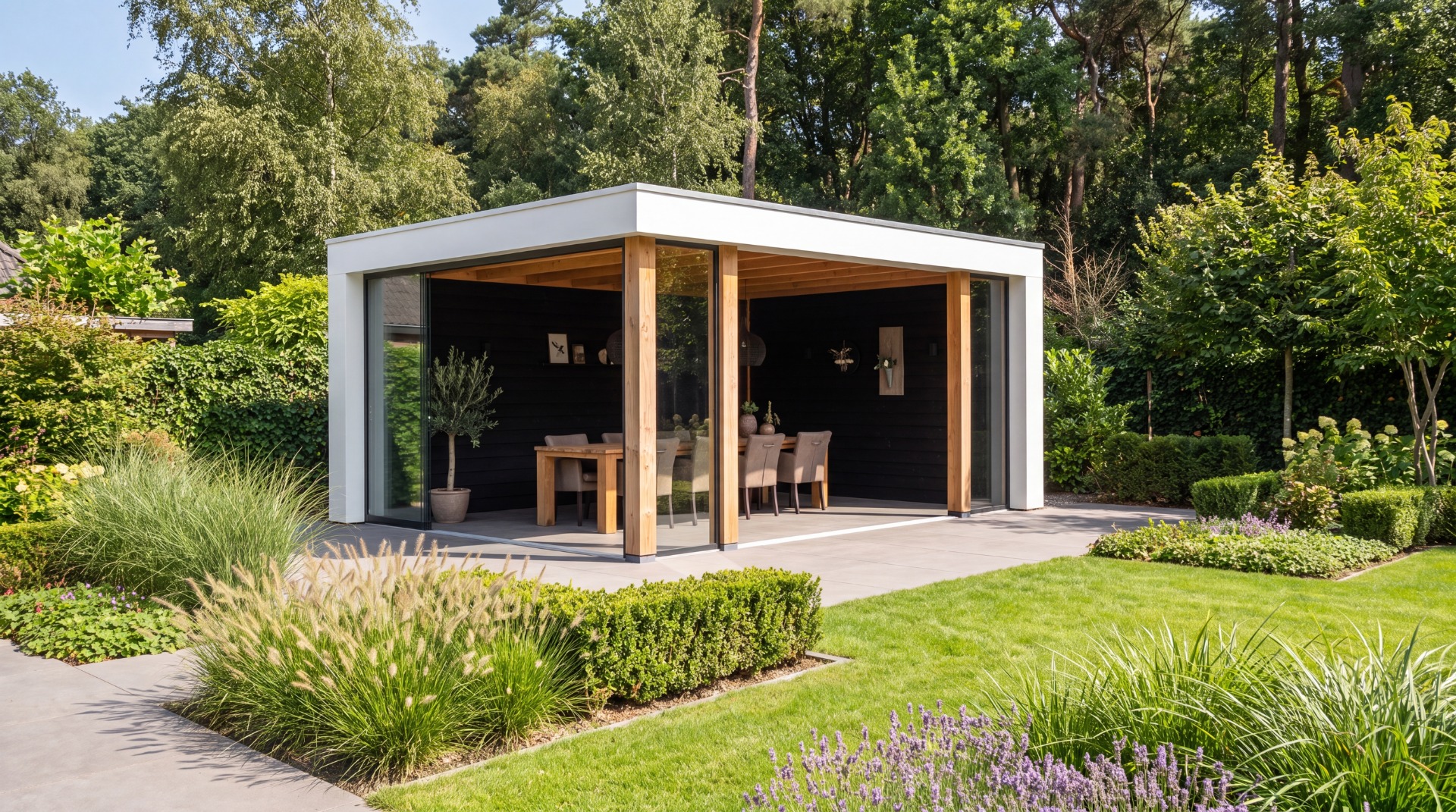 Buitenverblijf Verona model rechts 520 x 335 cm