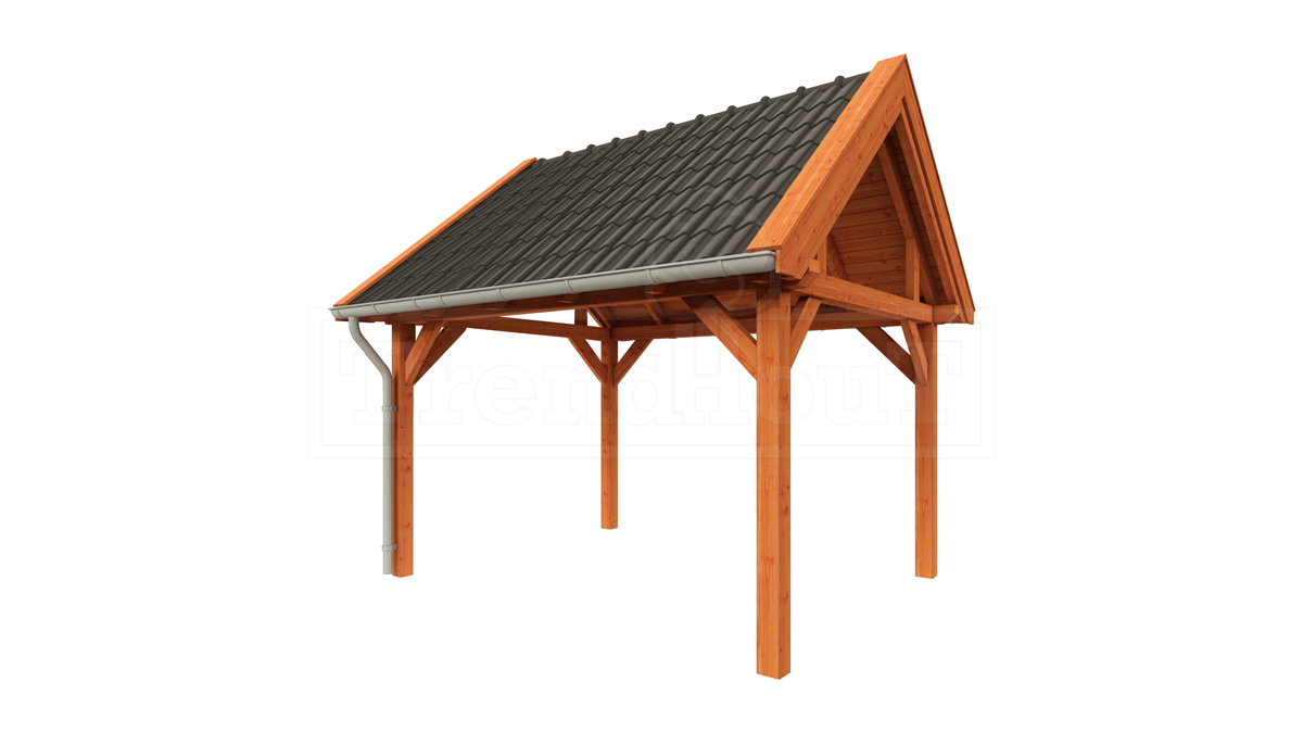 Buitenverblijf zadeldak XL 415x380 cm afbeelding