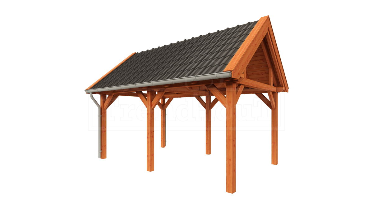 Buitenverblijf zadeldak XL 530x380 cm afbeelding