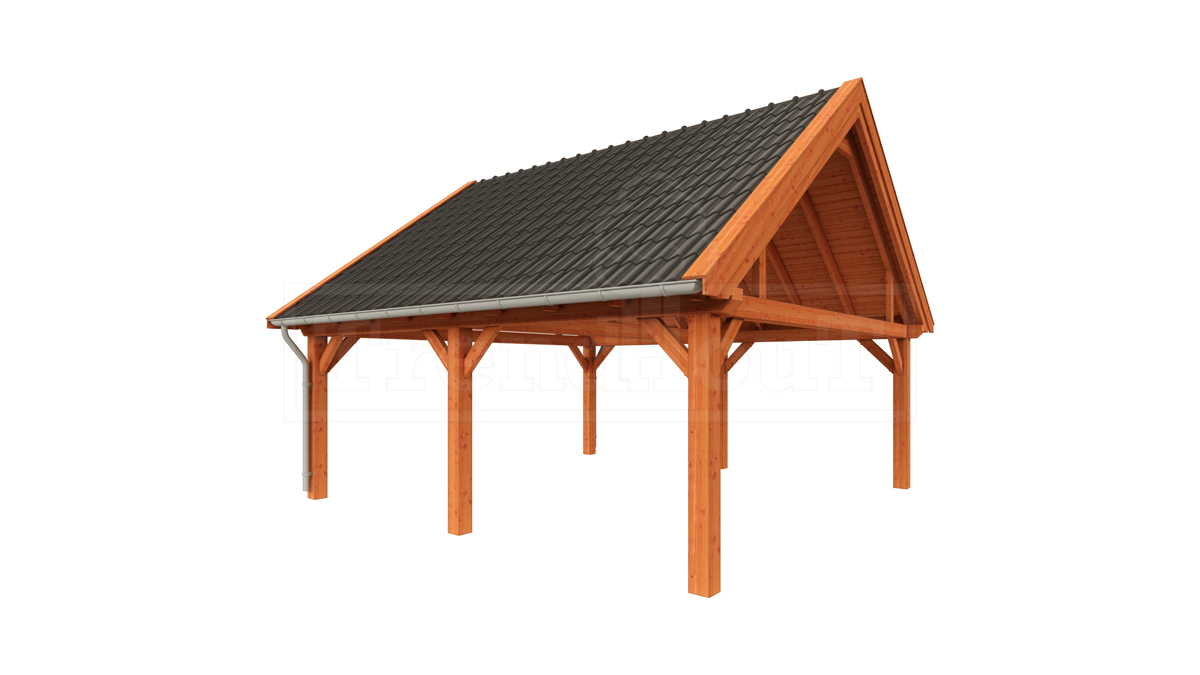 Overkapping Zadeldak XXL 655x700 cm afbeelding