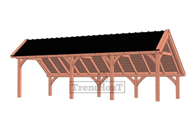 Kapschuur de Hoeve XL 885x380 cm