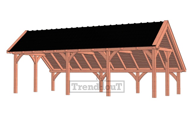 Kapschuur de Hoeve XL 885x440 cm