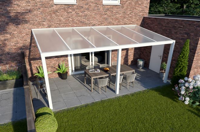 Greenline veranda 600x400cm - polycarbonaat dak