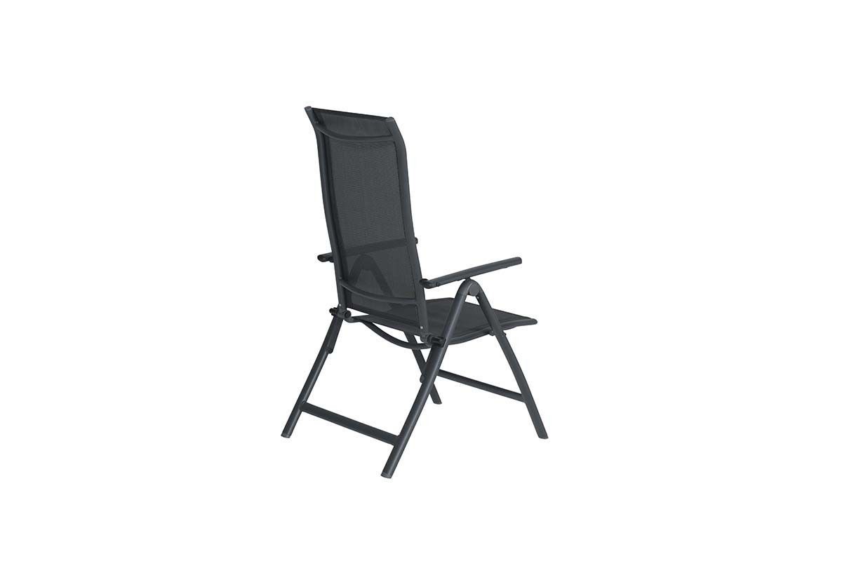 Garden Impressions Limone verstelbare fauteuil - carbon black - antraciet