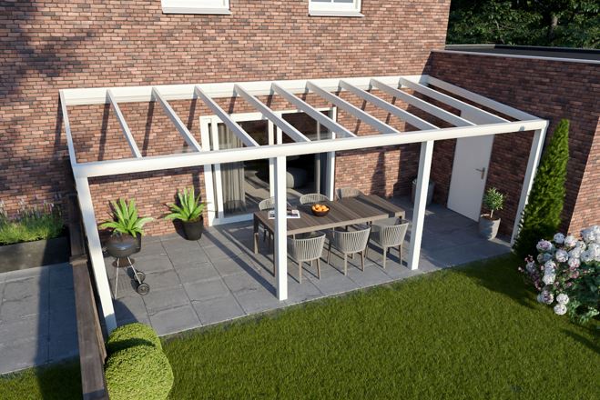 Greenline XXL veranda 1200x250 cm - glasdak