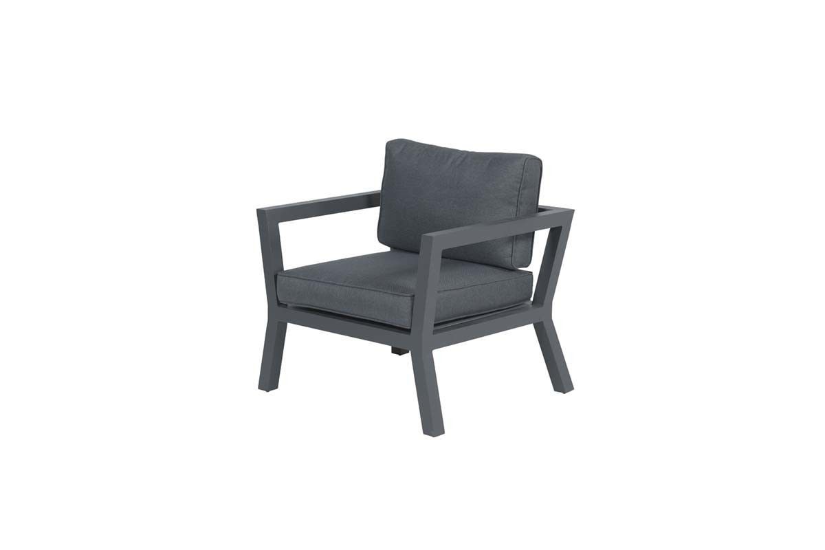 Garden Impressions Colorado lounge fauteuil - carbon black - reflex black