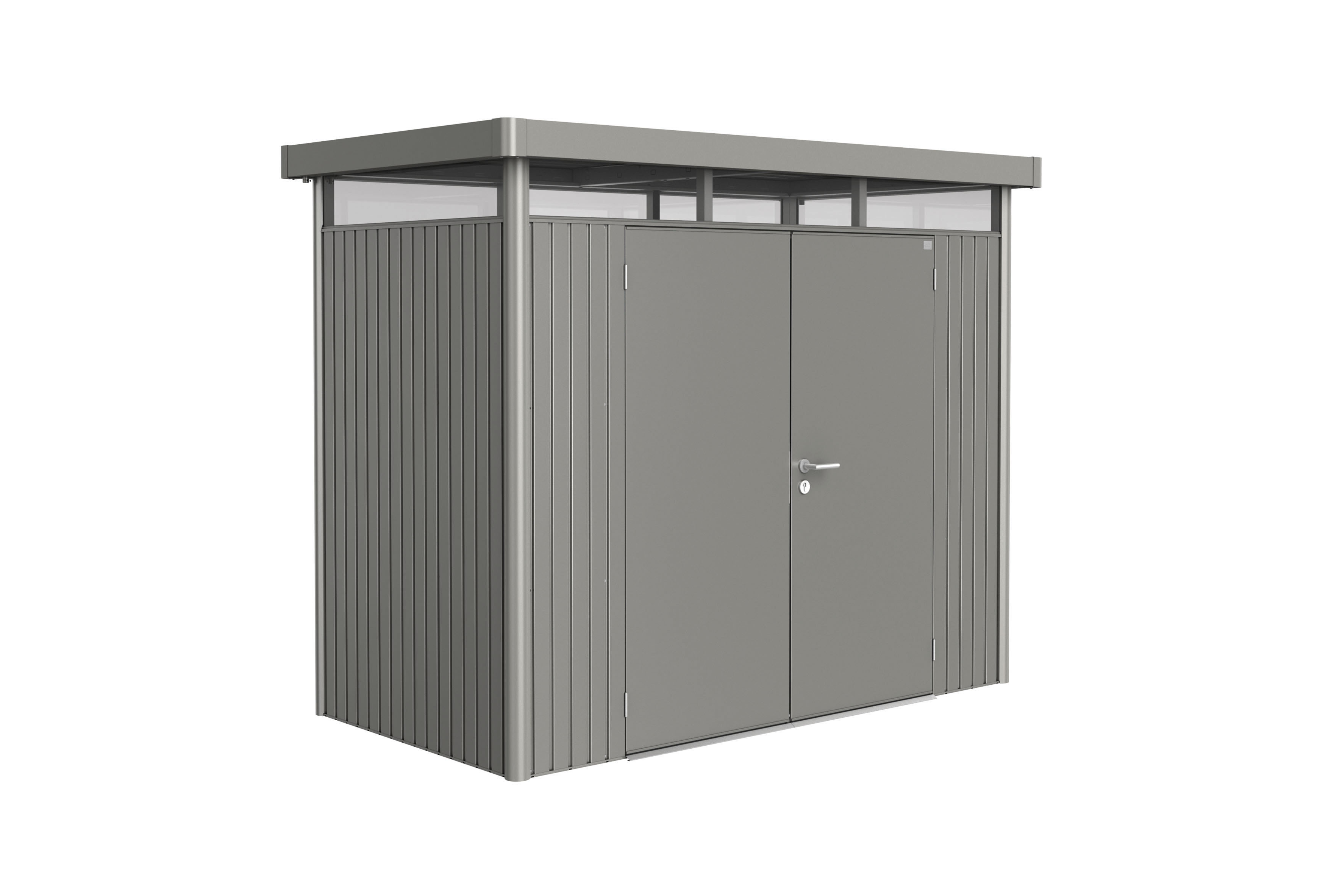 Biohort Metalen tuinhuis Highline H1 275x155x222 cm met dubbele deur afbeelding 1