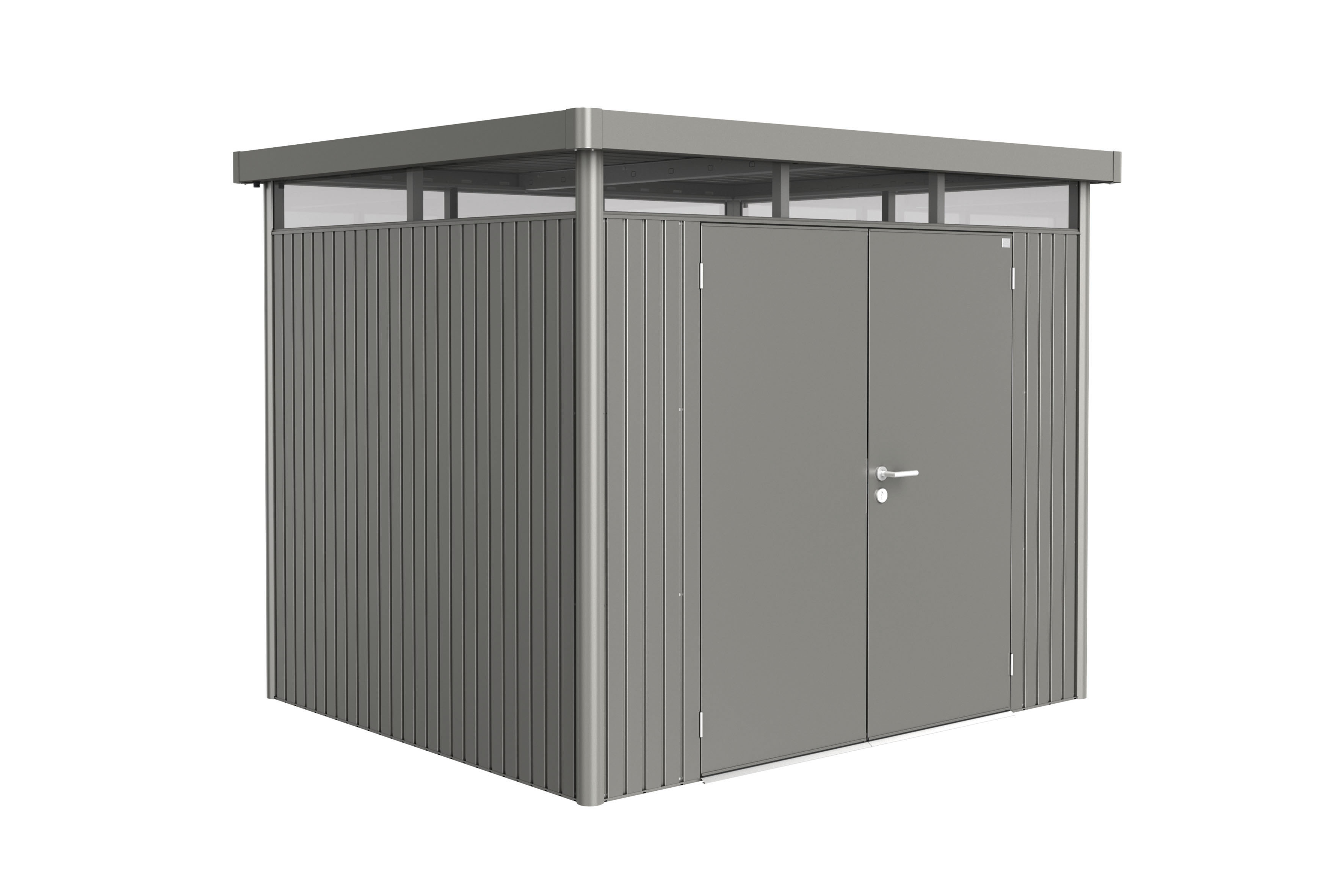 Metalen berging Highline H3 275x235x222 cm met dubbele deur afbeelding