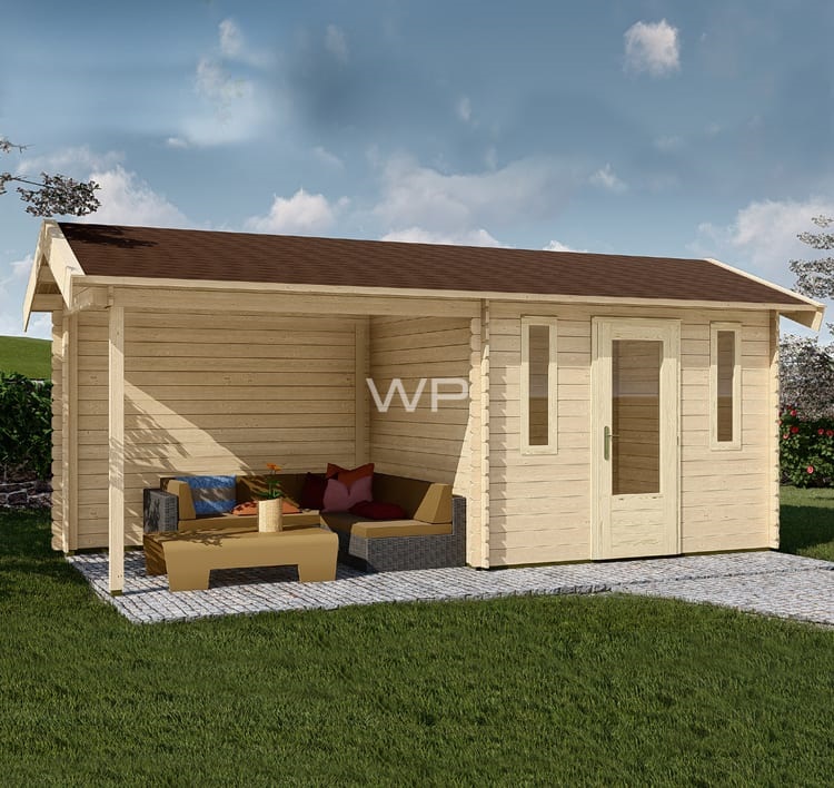 Woodpro Blokhut/Tuinhuis Alphen 600x250 cm afbeelding