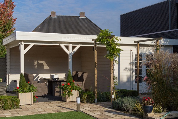 Lugarde Blokhut B27 700x330 cm - 44 mm afbeelding