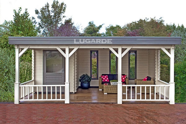 Lugarde Blokhut B31 600x400 cm - 44 mm afbeelding