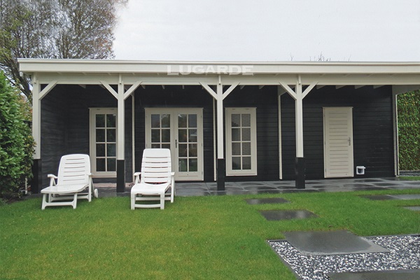 Lugarde Blokhut B56 950x500 cm - 44 mm afbeelding