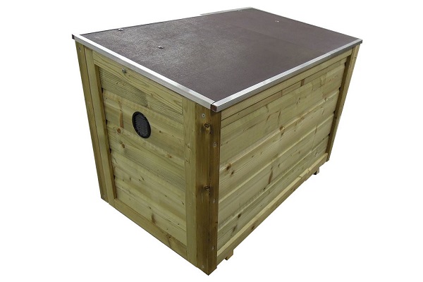 Lutrabox Bak voor 2 huisvuilzakken 98x57x98 cm