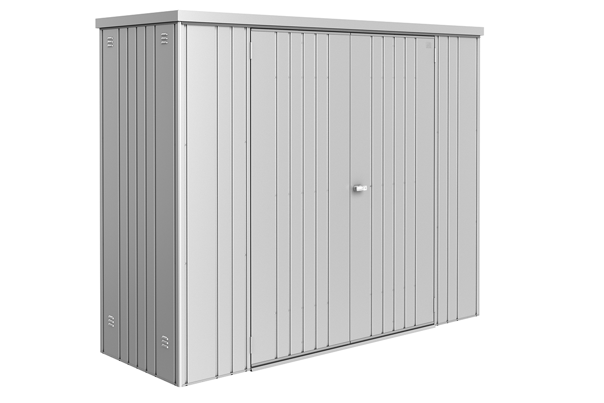 Biohort metalen tuinkast 230 zilver 227x83x182,5 cm