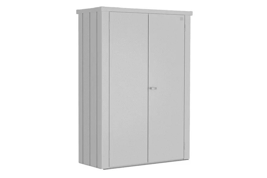 Biohort Romeo M terraskast High zilvergrijs metallic 132x57x181 cm