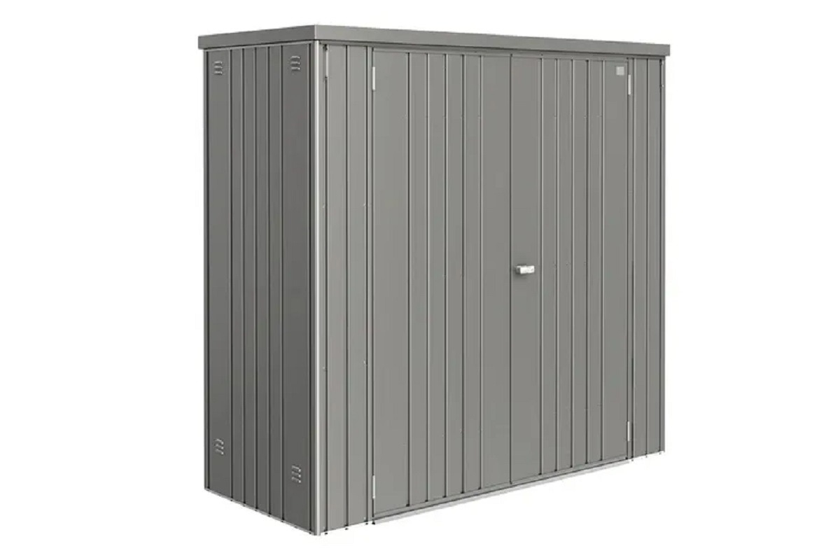 Biohort metalen tuinkast kwartsgrijs 191x83x182,5 cm