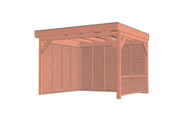 Buitenverblijf Casa 375x330 cm - Combinatie 1 afbeelding
