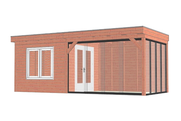 Buitenverblijf Casa 660x330 cm - Combinatie 1 afbeelding