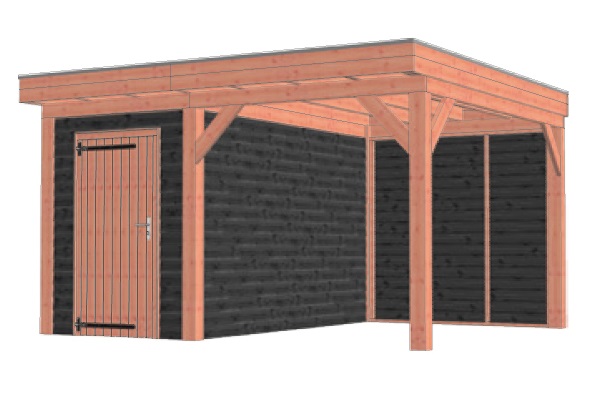 Buitenverblijf Mensa L 440x400 cm - Combinatie 1 afbeelding