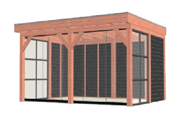 Buitenverblijf Mensa L 500x400 cm - Combinatie 1 afbeelding