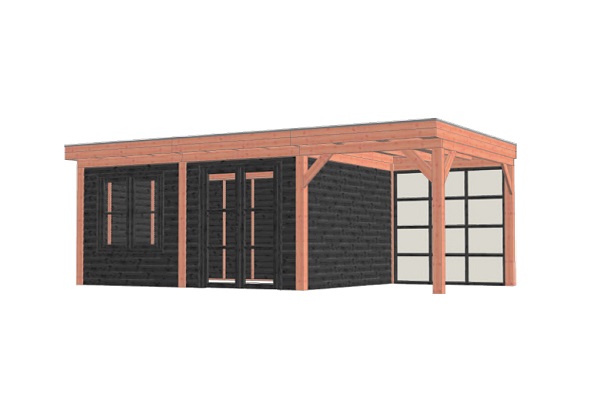 Buitenverblijf Mensa L 740x400 cm - Combinatie 1 afbeelding