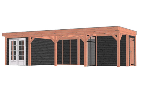 Buitenverblijf Mensa L 980x400 cm - Combinatie 1 afbeelding