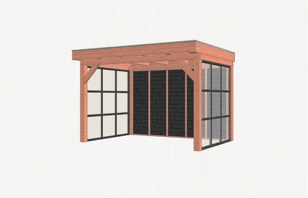 Buitenverblijf Refter XL 375x285 cm - Combinatie 1 afbeelding