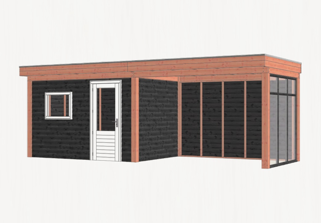 Buitenverblijf Refter XL 730x285 cm - Combinatie 1 afbeelding