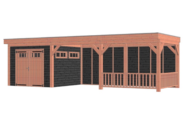 Buitenverblijf Refter XL 900x340 cm - Combinatie 1 afbeelding